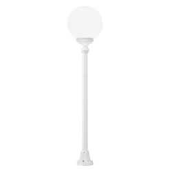 LCD 1132 gadelampe med kugleskærm, hvid