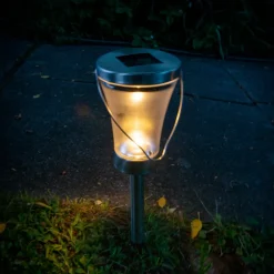 5146408 LED-solcellelampe deko, med jordspyd 8 stk^Näve Best