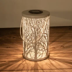 5266523 LED-solcellelygte med skovmotiv^Näve Online