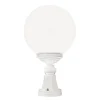 LCD Sokkellamper>1131 sokkellampe med kugleskærm, hvid