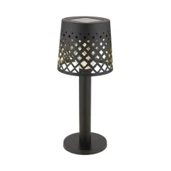 36631 solcelle-bordlampe, batteri, IP44, sort^Globo Clearance