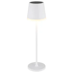 36637 solcelle-bordlampe, IP44, hvid^Globo Online