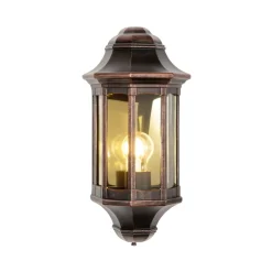 1160 udendørs væglampe, trykstøbt alu, sort-kobber^LCD Clearance