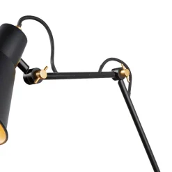 Searchlight 7403 væglampe med 3 led, sort, guld