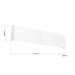 Accent LED-væglampe med up-/downlight, hvid^ORION New