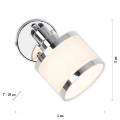 JUST LIGHT. GmbH Accor vægspot, drejelig og svingbar