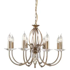 Aegean lysekrone, 8 lyskilder^Elstead Outlet