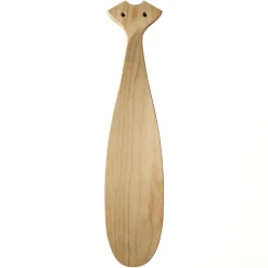 CasaFan Aeroplan Eco loftventilator, krom, lyst træ