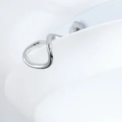 Agada loftslampe, opalglas, krom, 30 cm^ORION Best