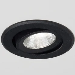 Molto Luce Indbygningsspots>Agon Rund LED-indbygningsspot 3.000K 40° sort