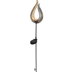 Näve Solcellelamper>Aideen dekorativ LED solcellelampe med jordspyd