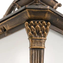 ORION Aiko udendørs væglampe, antik finish, pendel