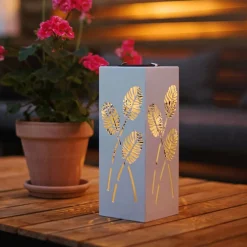 STAR TRADING Dekorationsbelysning>Albaleaf LED-solcellelampe, 2 mulige anvendelser