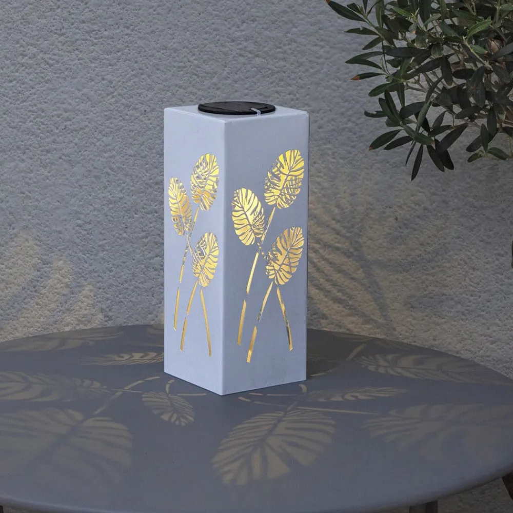 STAR TRADING Dekorationsbelysning>Albaleaf LED-solcellelampe, 2 mulige anvendelser