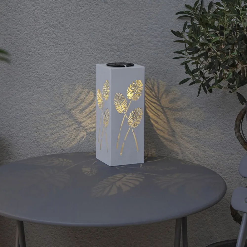 STAR TRADING Dekorationsbelysning>Albaleaf LED-solcellelampe, 2 mulige anvendelser