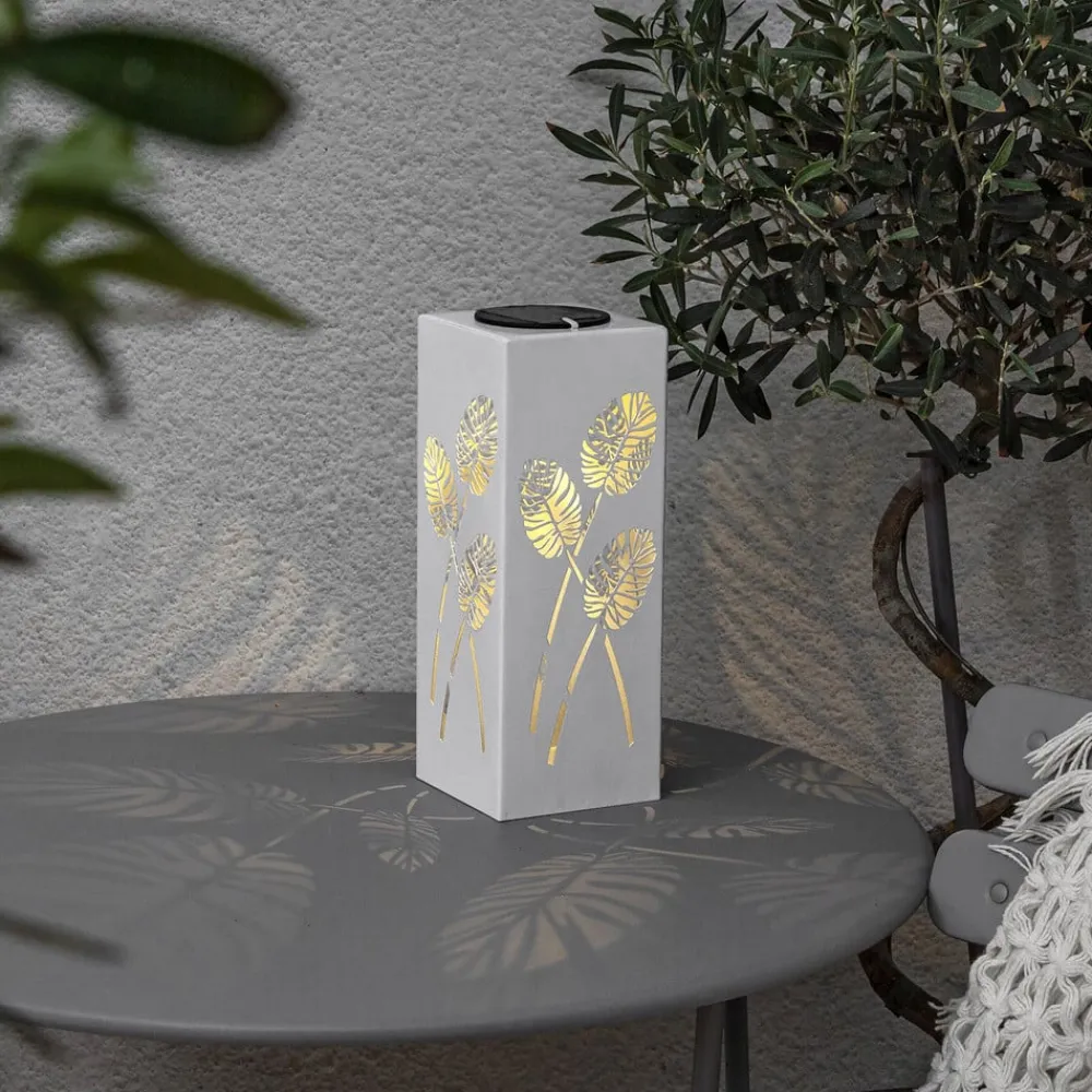 STAR TRADING Dekorationsbelysning>Albaleaf LED-solcellelampe, 2 mulige anvendelser