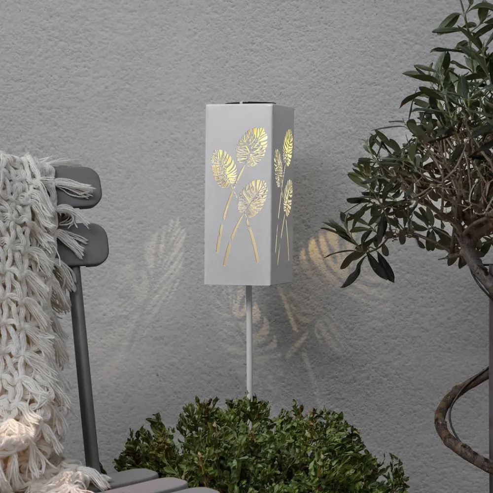 STAR TRADING Dekorationsbelysning>Albaleaf LED-solcellelampe, 2 mulige anvendelser