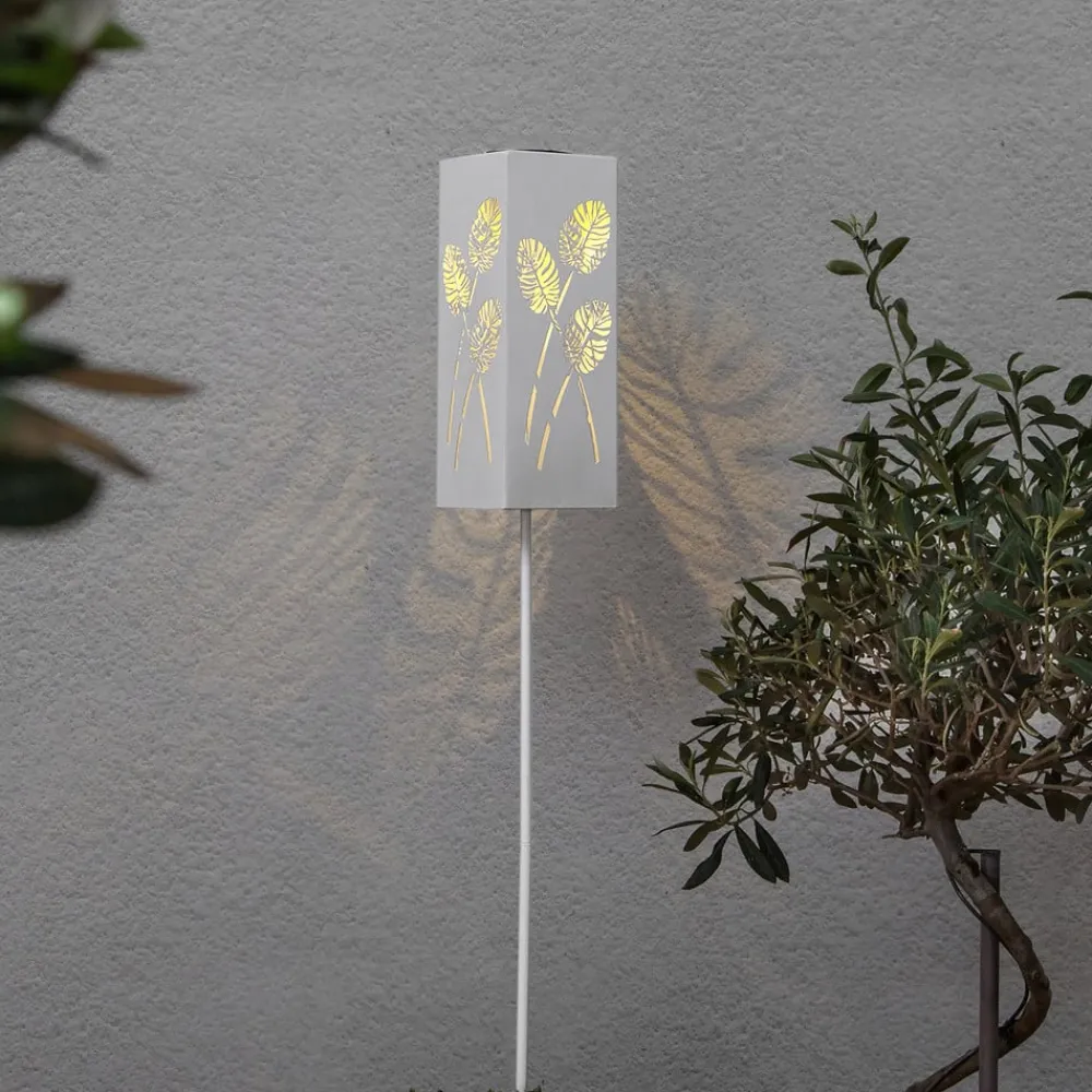 STAR TRADING Dekorationsbelysning>Albaleaf LED-solcellelampe, 2 mulige anvendelser
