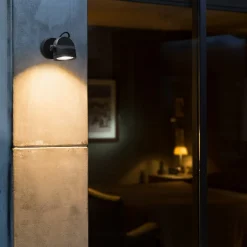 FARO BARCELONA Alfa - bøjelig udendørs LED-vægspot, IP65