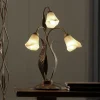 ONLI Alga bordlampe, 3 lyskilder, jern, glas, florentinsk