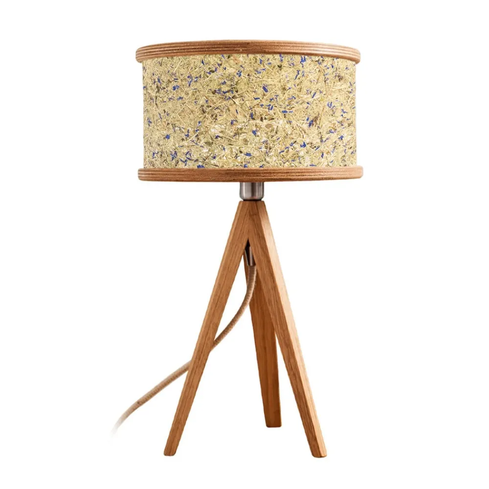 Almut von Wildheim ALMUT 2610-bordlampe, hø med blå kornblomster