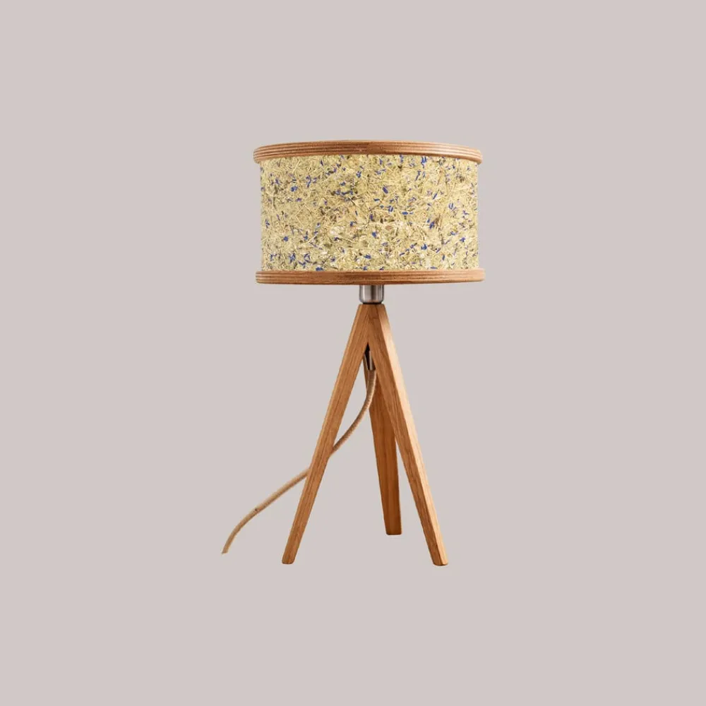 Almut von Wildheim ALMUT 2610-bordlampe, hø med blå kornblomster