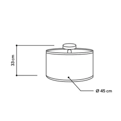 ALMUT 2610-loftlampe Ø 45 cm, hø^Almut von Wildheim New