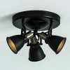 Markslöjd Alton loftlampe i sort, justerbare spot
