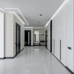 Alu mørtelfri profil 200cm med opal afdækning^EVN Clearance