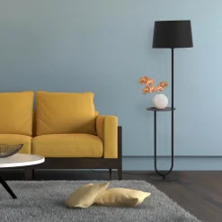 Aluminor Gulvlamper|Gulvlamper>Duo gulvlampe med opbevaringsbord