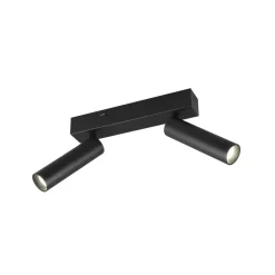 Ambala LED loftspot, 2 lyskilder, sort, metal, CCT, dæmpbar^Trio Lighting Outlet