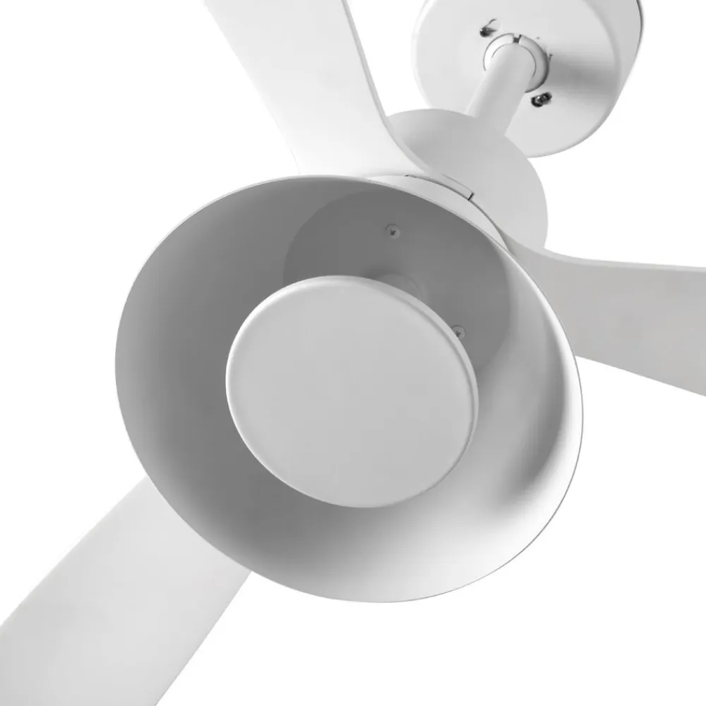 FARO BARCELONA Loftventilatorer>Amelia Cone loftventilator med LED-lampe, hvid