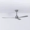 FARO BARCELONA Loftventilatorer>Amelia loftventilator, DC-motor, 3 vinger, grå