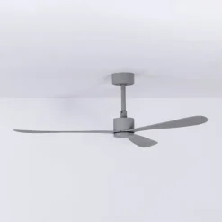 FARO BARCELONA Loftventilatorer>Amelia loftventilator, DC-motor, 3 vinger, grå