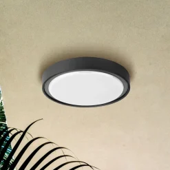 Viokef Anabella udendørs LED-væglampe, mørkegrå