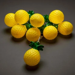 Konstsmide Season Dekorationsbelysning>Ananas LED-lyskæde, batteridrevet