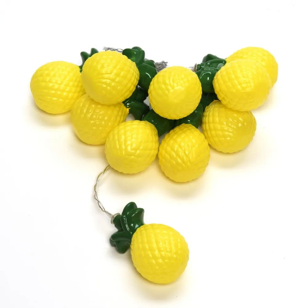 Konstsmide Season Dekorationsbelysning>Ananas LED-lyskæde, batteridrevet