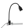 Brilliant Arbejdsrum/Kontor|Bordlamper>Andres bordlampe med klemme, fleksibel hals, sort