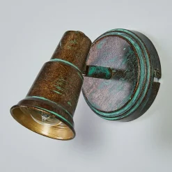 Lindby Væglamper|Spotlights>Antik spot Arielle, spanskgrønt