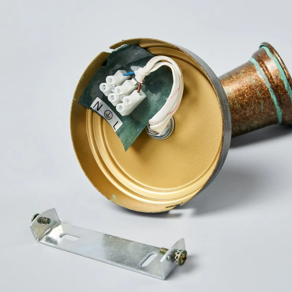 Lindby Væglamper|Spotlights>Antik spot Arielle, spanskgrønt