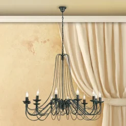 ORION Antikt designet lysekrone Antonina