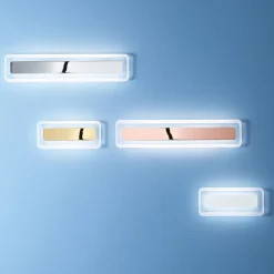 Linea Light Antille LED-væglampe, gylden, 31,4 cm