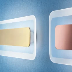 Linea Light Antille LED-væglampe, gylden, 31,4 cm