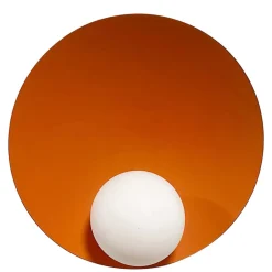 ROYALTECH Væglamper|Væglamper>Aphrodite væglampe, orange, Ø 33 cm, metal, G9