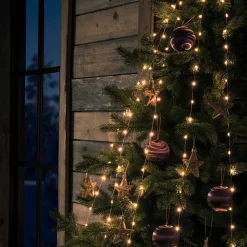 Konstsmide Christmas App styret LED trælyskæde indendørs 240 lyskilder