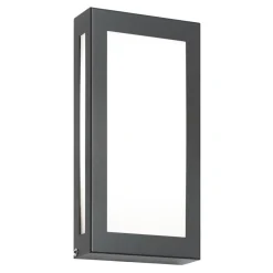 Aqua Rain Mini LED-væglampe, sensor, antracit^CMD Best