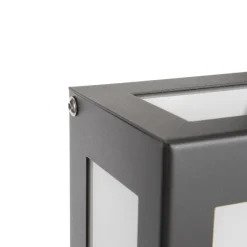 CMD Aqua Rain udendørs LED-væglampe, sensor, antracit