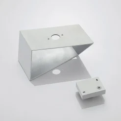 Arcchio Assona væglampe, hvid-sølv