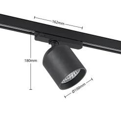 Arcchio Candra LED track spot sort 26W 3000K