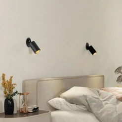 Davin indbygningsspot, cylinder, sort^Arcchio Outlet